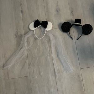 Bride and Groom Mickey ears